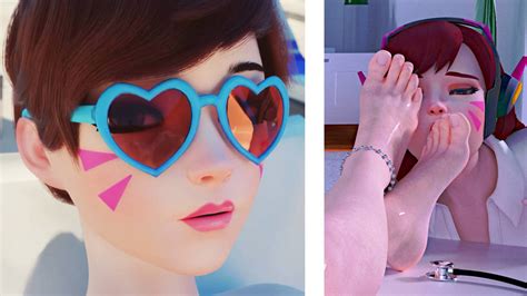 dva feet|Dva poolside feet comic + Twitter – AllFs3D.